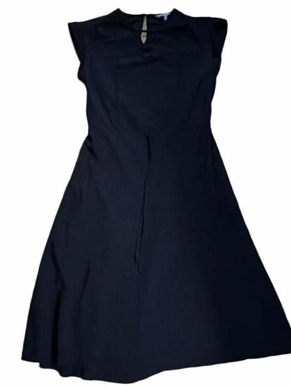 Draper James Navy Sleeveless Fit and Flare Midi Dress Size S